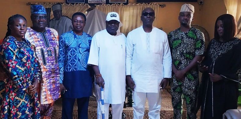 BACCIMA President, Alhaji Fatai Adegboyega Shokunbi, visit His Royal Majesty, Oba Dr. Abraham Olatunji Ogabi (JP)